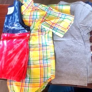 Boys shirts, tshirts, tank and button up